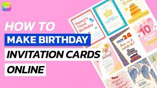 How to Make Birthday Invitation Cards Online