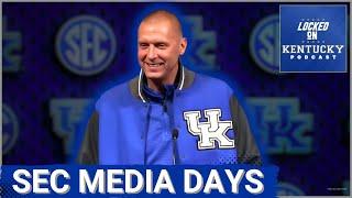 Kentucky basketball's Mark Pope speaks at SEC Media Days