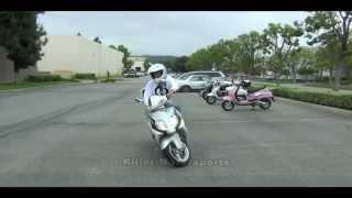 Killer Motorsports BeMine 150 BMS Scooter Demonstration