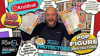 FUNKO POP REVIEW | Kruidvat | Funko Pop Protectors | Unboxing 10 Pack - Giveaway Alert!