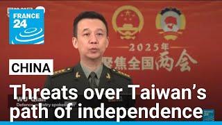 China vows to tighten a “noose” around Taiwan if separation escalates • FRANCE 24 English