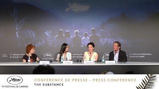 THE SUBSTANCE – Press Conference – English – Cannes 2024