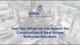 Top tips When on the Search for Construction and Real Estate Software Solutions