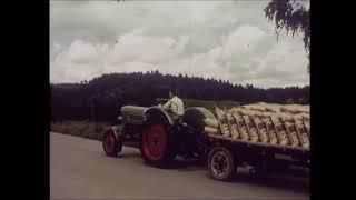 Fendt Werbefilm 60er Jahre (Teil 9) Favorit 3 zieht zwei Wägen