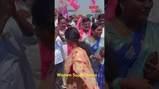 BRS Women Wonderful Dance Performance in KTR Rally #brs #kmr #kcronceagain #gulabilajendaleramakka