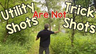How To Throw Disc Golf Utility Shot Series