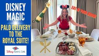 I Got PALO Dining Delivered To The ROYAL SUITE! * Disney Magic Concierge * I'll Show You How! *