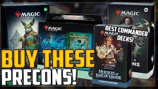 Top 10 Best Precon Decks for Commander! (Duskmourn UPDATE!) - Magic: The Gathering