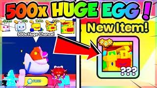 FREE 500x HUGE EGG in PET SIM 99 UPDATE!! (Roblox)