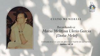 Culto Memorial María Ulerio (Doña Mela)