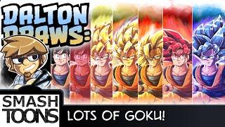 Dalton Draws! Goku (Dragon Ball Z) | SmashToons