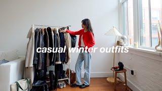 CASUAL WINTER OUTFITS  | cozy and warm winter looks