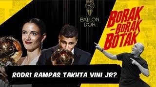 Vinicius Jr atau Rodri lebih layak menang Ballon d'Or? | Borak Borak Botak | Arena 2