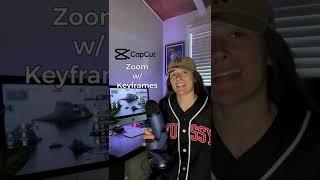 ZOOM with KEYFRAMES (Mobile Phone Tutorial CAPCUT) 2022!