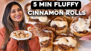 Make Cinnamon Rolls with 4 Ingredients! | Airfryer I Low Carb