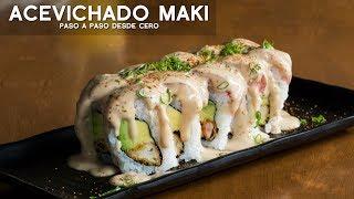 COMO PREPARAR MAKI ACEVICHADO POR ALBERTO OGATA DE YUME SUSHI BAR | COMIDA PERUANA | ACOMER.PE