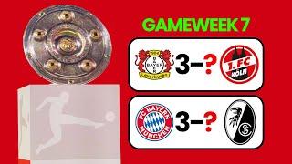 Bundesliga Predictions and Betting Tips | Gameweek 7