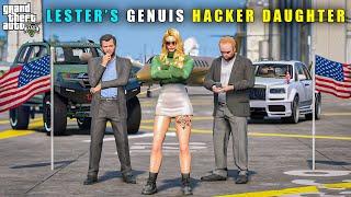 GTA 5 : LESTER'S GENUIS HACKER DAUGHTER IN LOS SANTOS || BB GAMING