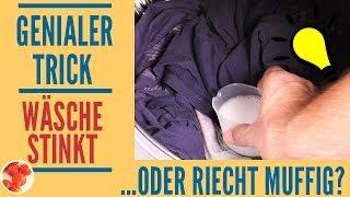 Genialer Trick: Wäsche stinkt oder riecht muffig nach dem Waschen? Dieser Tipp hilft sofort