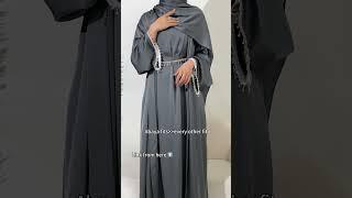 All it takes  a little bedazzled sleeve to elevate a look #abaya