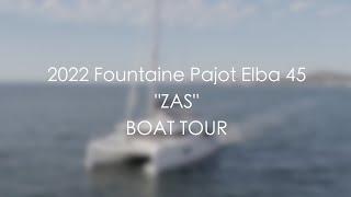 PRICE DROP! 2022 Fountaine Pajot Elba 45 - Catamaran Boat Tour