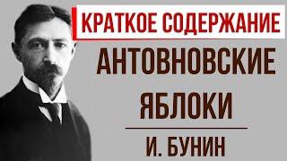 Антоновские яблоки. Краткое содержание