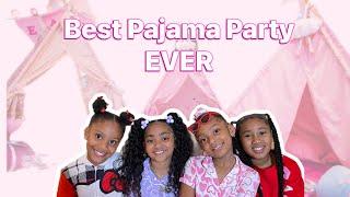 VLOG BEST PAJAMA PARTY - Things to do at sleepover