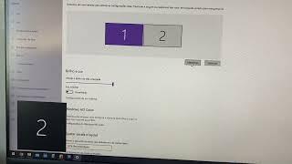 Mudar monitor externo principal de 1 pra 2
