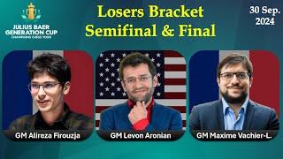 Julius Baer Generation Cup 2024 | Losers Semifinal & Final | Alireza, MVL & Levon