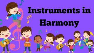  Instruments in Harmony | Musical Rhymes for Kids | Learn Sounds & Instruments