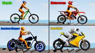 Motorcycles&Bikes Battle #2 - Beamng drive