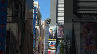 Famous Godzilla Head Statue | Shinjuku | Tokyo | Japan