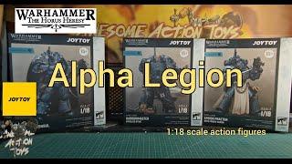 Warhammer The Horus Heresy Alpha Legion Harrowmaster Armillus Dynat, Praetor, and Saboteur Consul