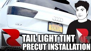 Rtint Precut Tail Light Tint Installation