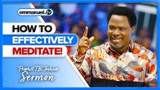 BE AN IMITATOR OF GOD | Prophet TB Joshua Sermon