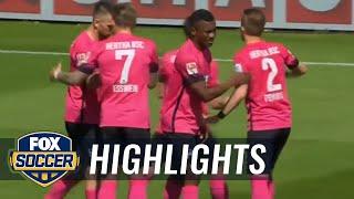 Salomon Kalou finishes beautiful header | 2016-17 Bundesliga Highlights