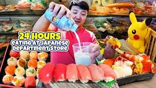 24 Hours Eating ONLY at Japanese DEPARTMENT STORE Takashimaya |100 Foods to Eat Before You Die #34