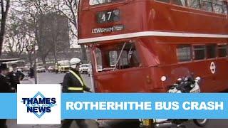 Rotherhithe Bus Crash | Thames News