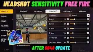 Auto Headshot Sensitivity Setting After Ob48 Update | Free Fire Headshot Sensitivity |FF Sensitivity