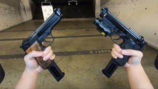 Beretta 92FS and Beretta 92FS M9A1 with 30-Round Magazines (9mm)