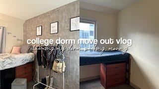 college dorm move out vlog | georgia state university