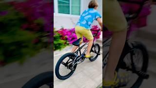 Liova is riding a bicycle #riding #boy #shorts ng