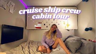 CRUISE SHIP CREW CABIN TOUR  | SMALL SPACE ORGANIZATION | Harmony of the Seas