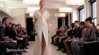 Angel Sanchez Bridal Gowns | Runway Video Spring 2012