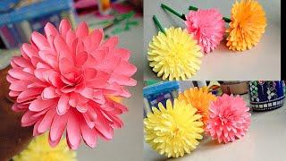 How To Make Realistic Flowers Using Paper/Diy Paper Flowers/3D flowers making/Origami flowers making