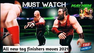 WWE mayhem | all new tag team finishers moves 2021 |