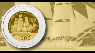 The connection between Estonia and the discovery of Antarctica! Estonian 2 euro coin history! Part 2