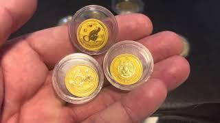 Gold Coins - Sovereigns - small gold - guineas