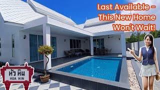 Only 1 Left! Tour This Bargain Pool Villa in Hua Hin