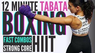 FAST-PACED 12 Minute SHADOW BOXING HIIT Tabata Workout // SYLVIA NASSER